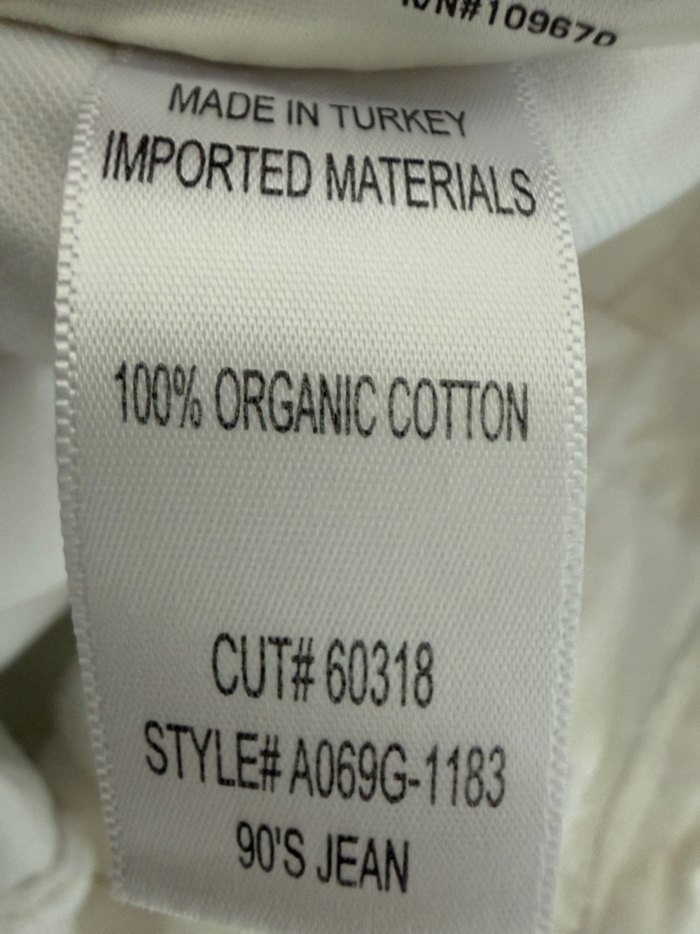 Agolde White 90s Jean Loose Fit Rip Straight Leg Mid rise Button Fly Jeans 31 - Picture 12 of 13